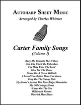 Carter Family Songs, Vol. 1 Guitar and Fretted sheet music cover